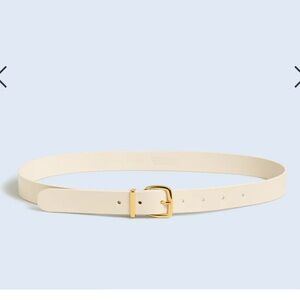 Madewell white/cream (ecru) essential belt size large